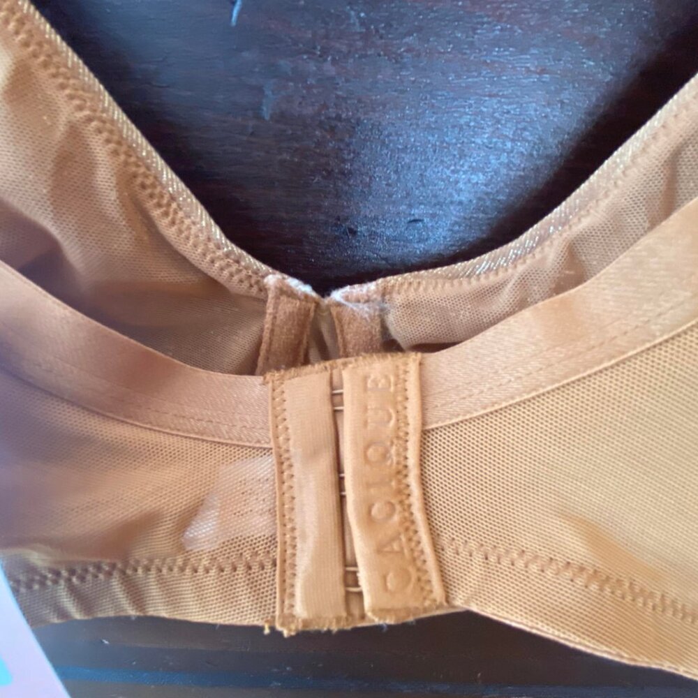 Cacique Gold Glitter Full Coverage Bra 38 DDD - Picture 6 of 9